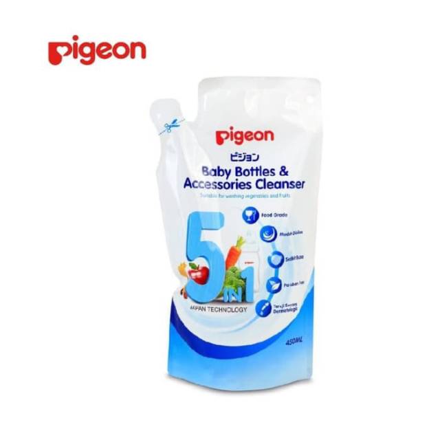 Pigeon baby bottles dan accesories cairan pencuci botol dan aksesoris food grade 450 ml