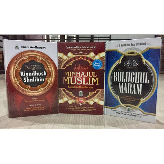 Jual Buku Paket Minhajul Muslim Bulughul Maram And Riyadhus Shalihin