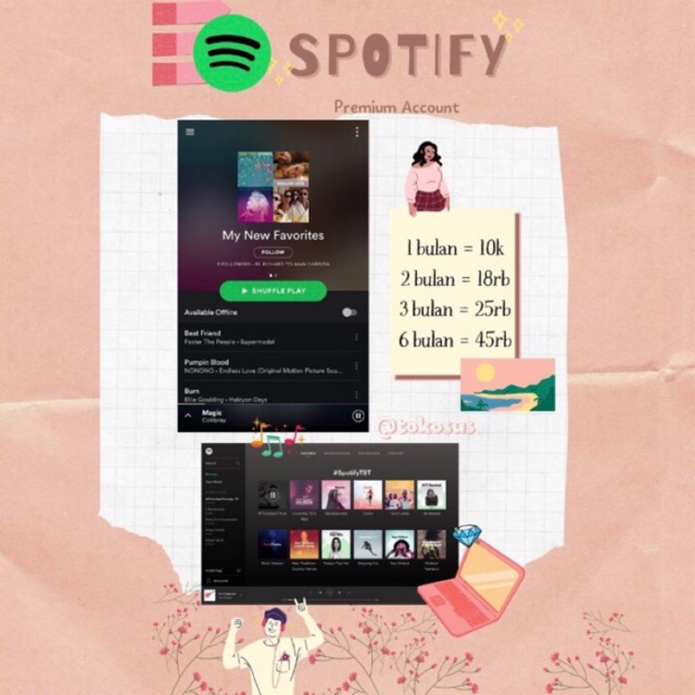 Cara perpanjang spotify