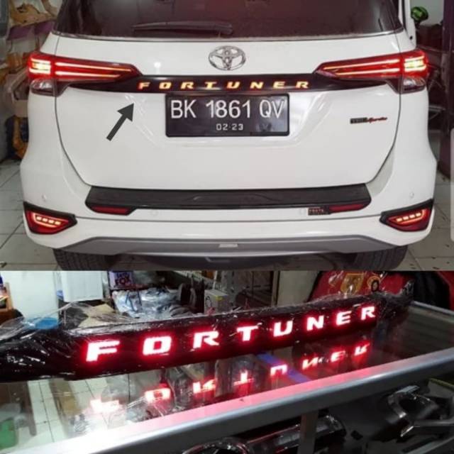 Trunklid All new Fortuner 2018-2019 LED Thailand