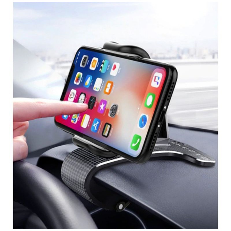 HD22 CAR Mount jepit dasbor penyangga HP mobil dengan holder-u 360 rotasi CAR Holder