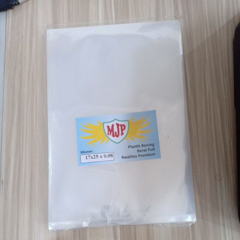 Plastik PP Bening Uk. 17x25 Tebal 08