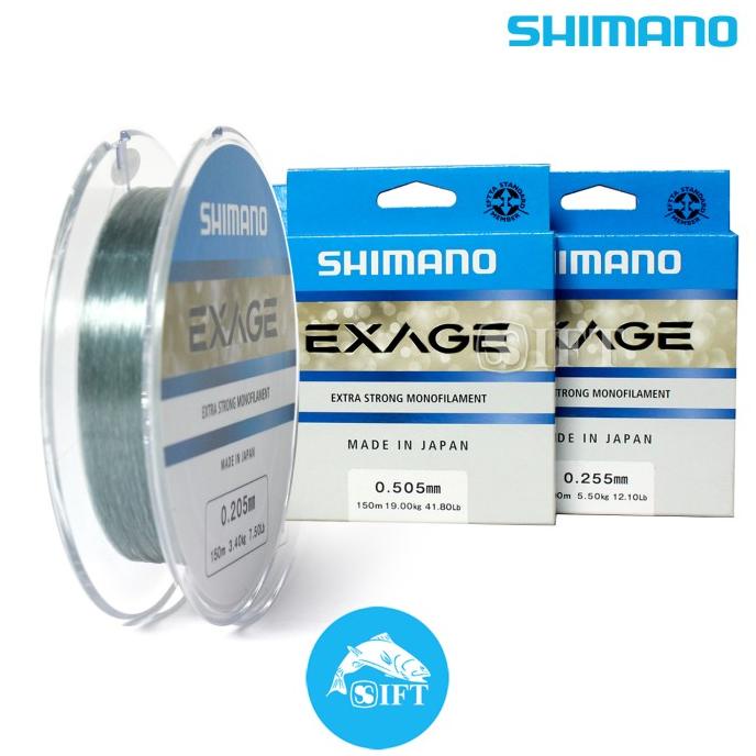 Senar Shimano EXAGE 150M | 2.8Lb sd 28.4Lb | Pancing Nylon Mono Japan TERLARIS TERPERCAYA ORIGINAL