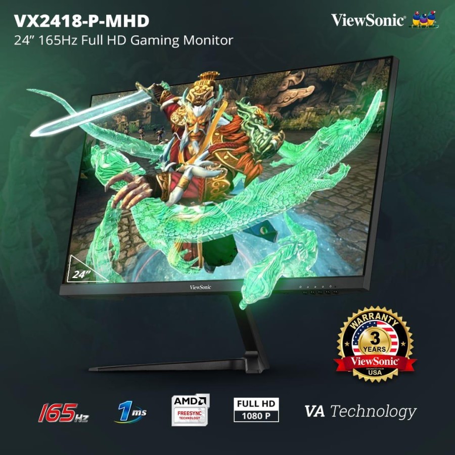 Monitor Viewsonic VX 2418-P-MHD