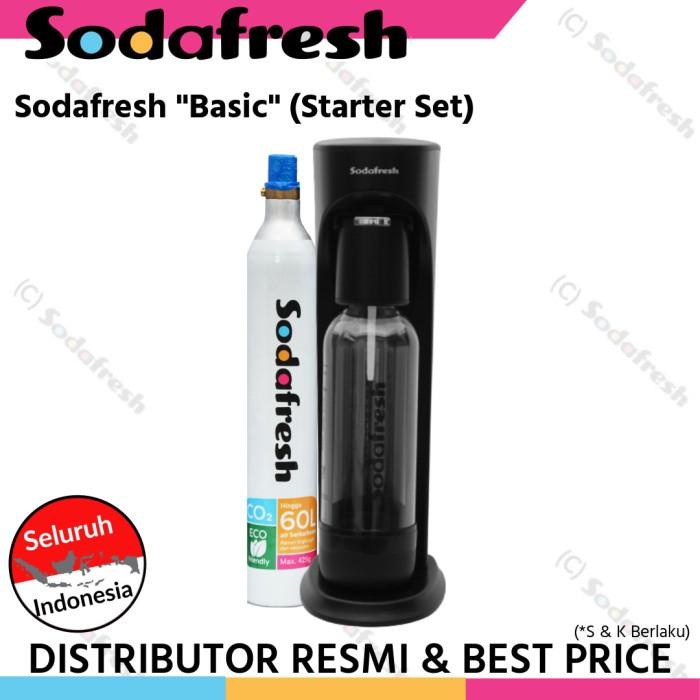 

Soda Maker M410 - Starter Set - Black (By Sodafresh) Drinkmate Style