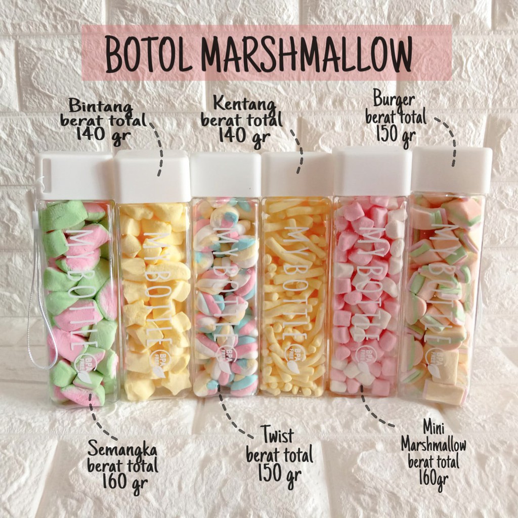 

Botol Marshmallow - Bintang