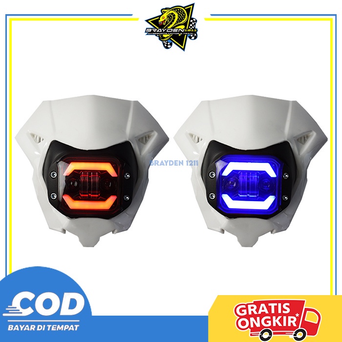 BATOK LAMPU CRF 150 PLUS LAMPU DAYMAKER CRF