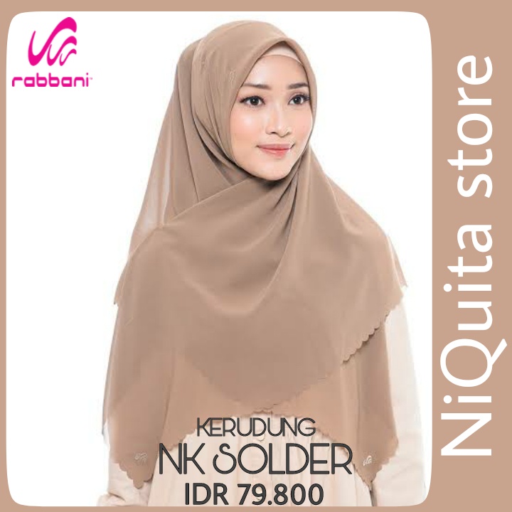 [RABBANI ] ZAHIRA NK SOLDER JILBAB SEGI EMPAT SEKOLAH