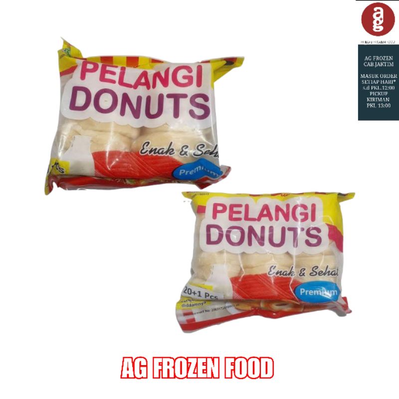 

Pelangi Donut Kentang Mini & Besar 500 gram