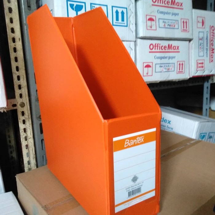 

File-Box- Box File Bantex Jumbo 4011 12 ( Orange ) -Box-File.