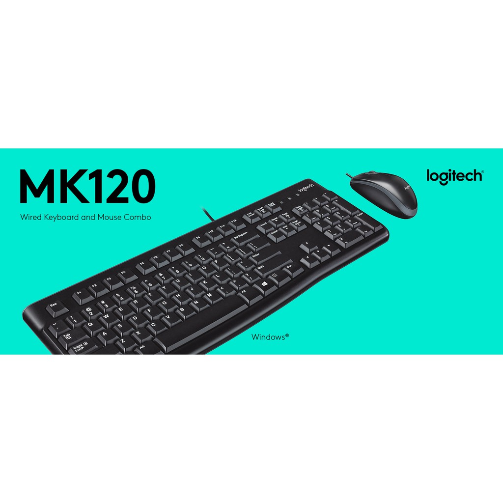 KEYBOARD+MOUSE LOGITECH MK120 USB