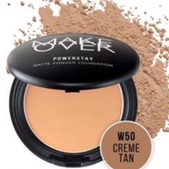 MAKE OVER Powerstay Matte Powder Foundation | Makeover Bedak Padat Compact Powder by AILIN