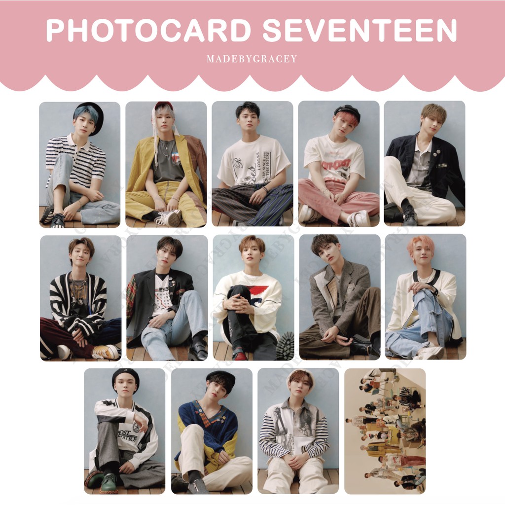 [PO] Photocard SEVENTEEN Fallin' Flower Set 1 Mingyu SCoups Vernon Hoshi Wonwoo Jeonghan dll