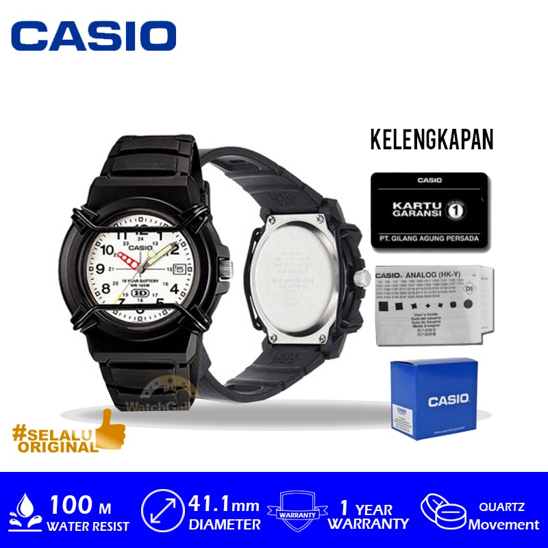 Jam Tangan Casio General HDA-600B-7BVDF/HDA600B7BVDF/HDA-600B ORIGINAL