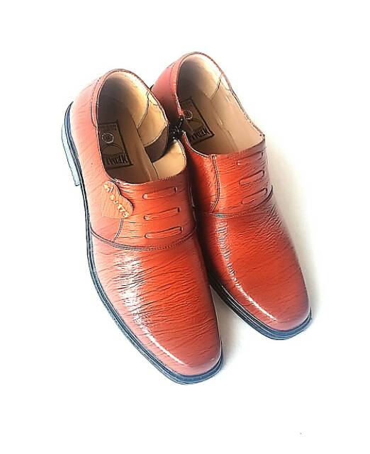 Mandiens - Sepatu Kulit Asli PDH SJ175 Original Medali Export Quality