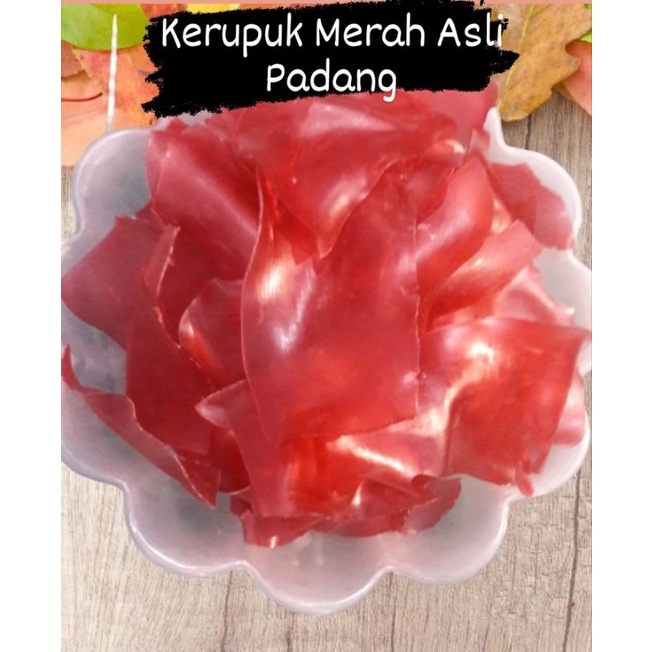 

Kerupuk Merah Asli Padang (250g)