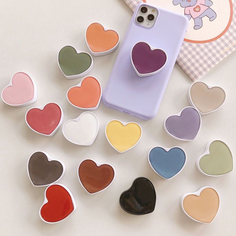 [TPC] Dudukan Ponsel Love Korea Popsocket HP Handphone Simple AB LL008