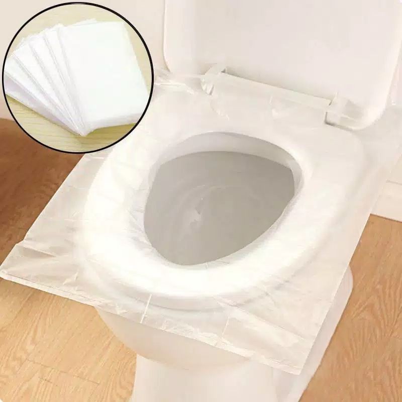 B1 Plastik Alas Dudukan Closet Toilet Cover Penutup Kursi Kamar Mandi | Tatakan Duduk WC Anti Kuman