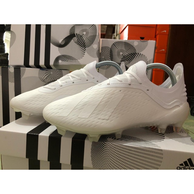 Sepatu Bola Adidas X18.1 Fg - White Off