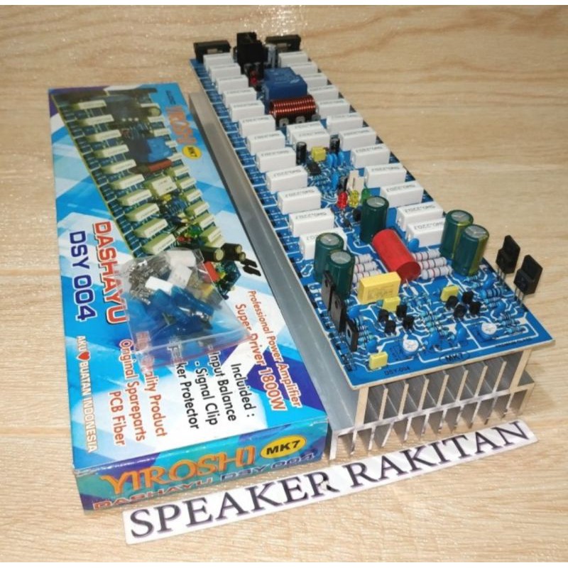 Kit Driver Power Amplifier Yiroshi Mk-7 + Heatsink 1800W Yiroshi Mk7 DASHAYU DSY-004