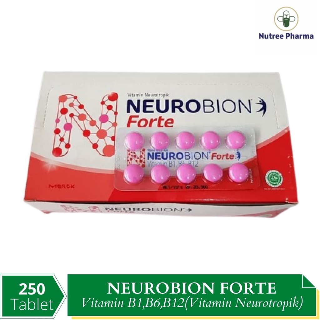 Jual Neurobion Forte Box Merah Isi Tablet Shopee Indonesia