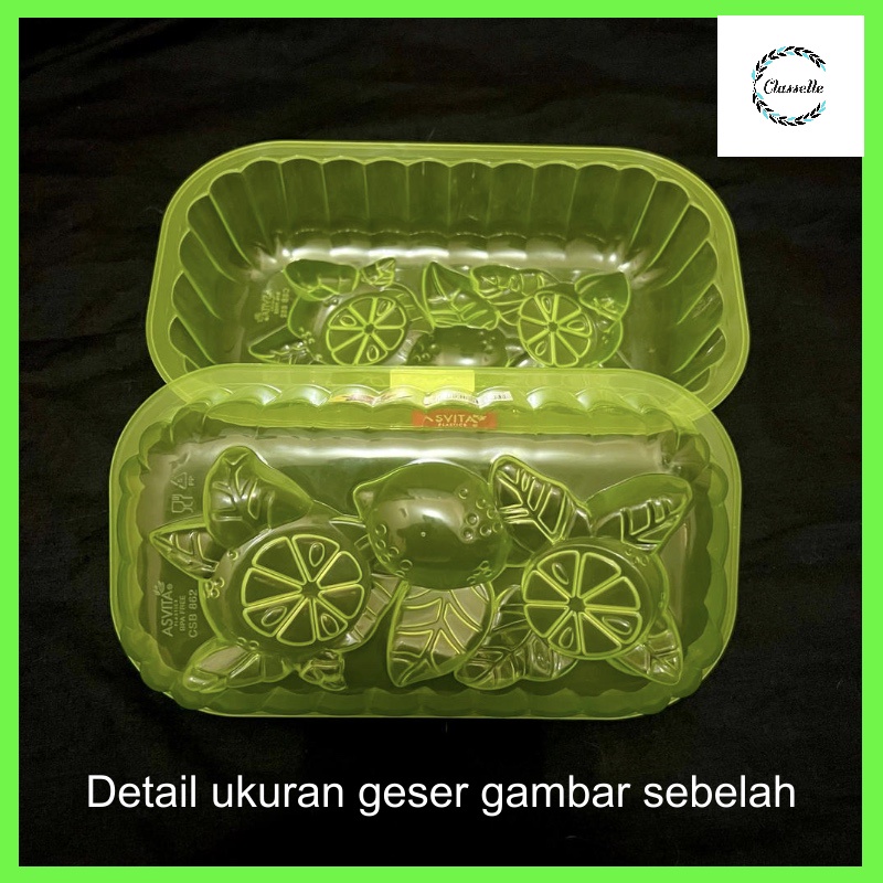 Cetakan Agar Buah - Buahan Cetakan Puding Jelly Cokelat Asvita Buah - Buahan - MTC21