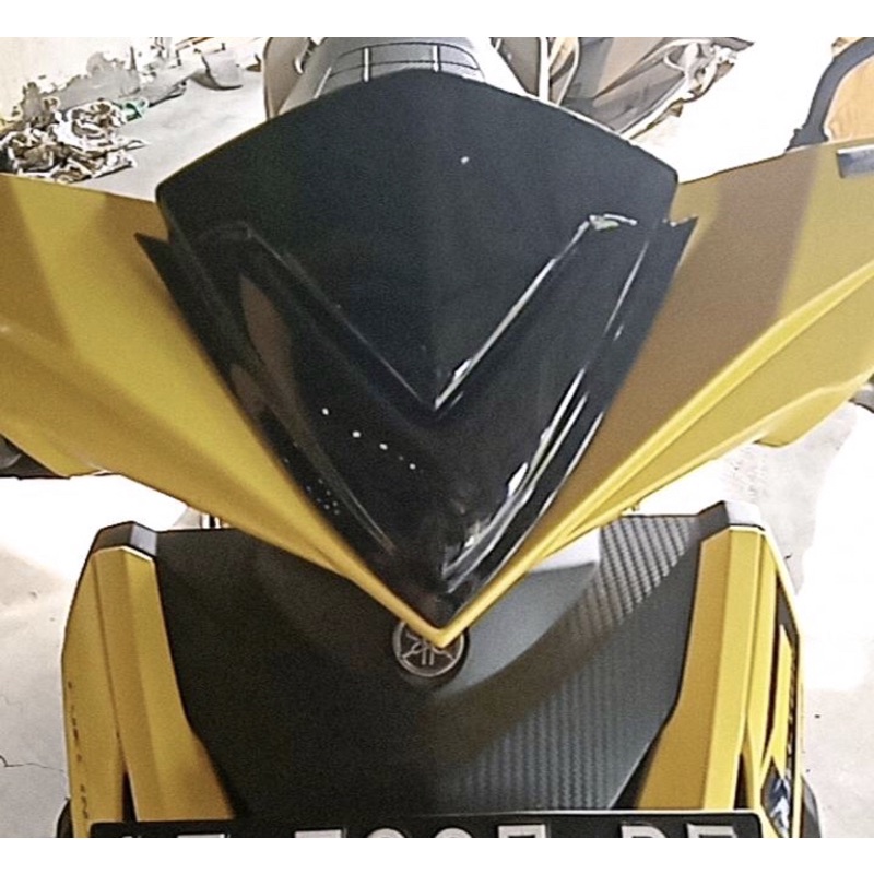 TERMURAH SPION DAN VISOR PNP BEAT KARBU - MIO M3 - MIO GEAR 125 - MIO SOUL KARBU - MIO Z - SOUL GT 115 - XEON RC - WARNA HITAM / SPION MPX DAN WINDSHIELD PLUS DOUBLE TAPE