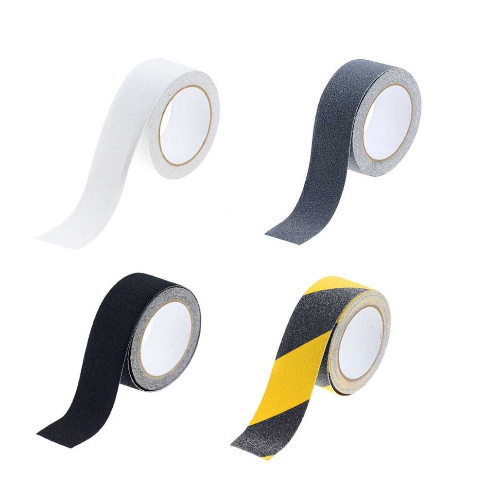 5 Meter Lakban Anti Slip / Selip Safety Grip Strong Traction Solatip Solasi Tape Anti Licin Tangga