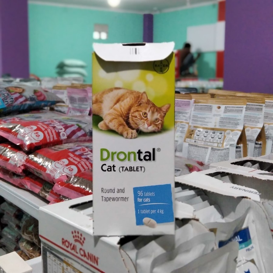 Drontal cat Obat Cacing kucing Tablet - DRONTAL CAT