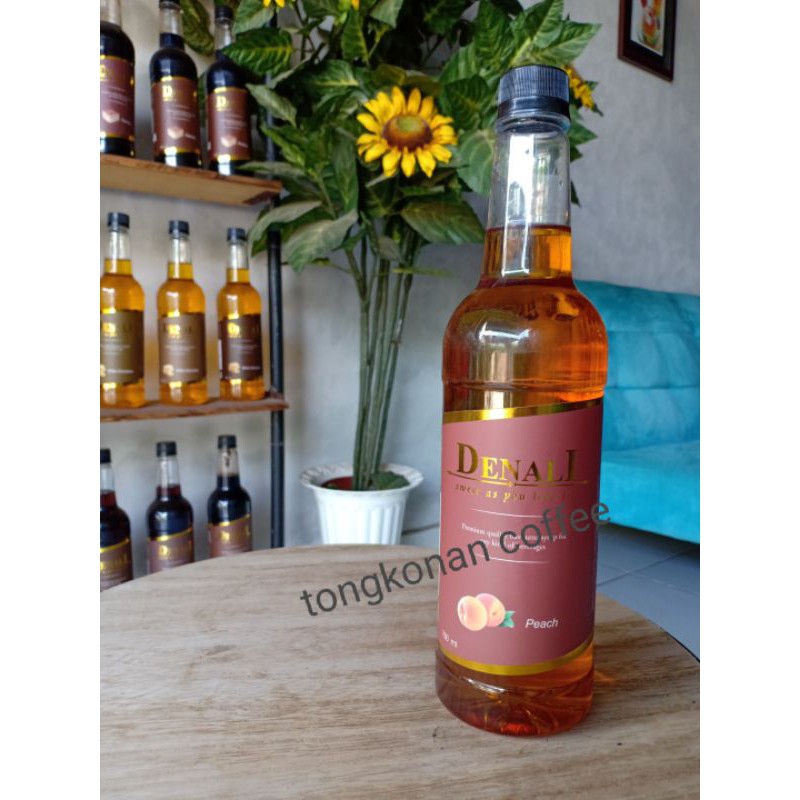 

peach denali syrup 750ml | bubuk minuman