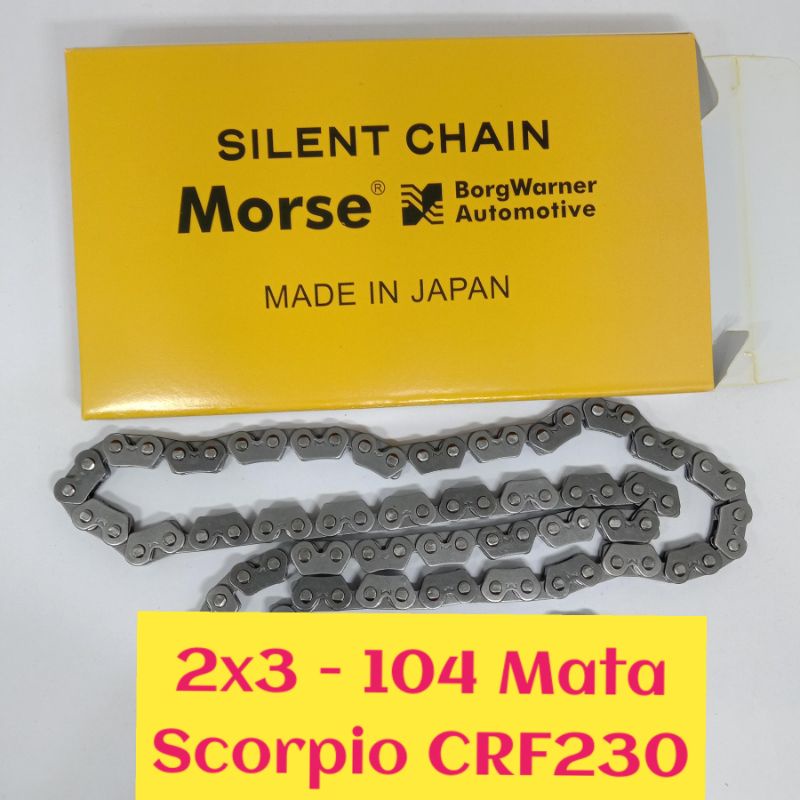 Rantai Keteng Scorpio Original Japan Morse Standar Rantai Keteng CRF230 Original Kamprat Scorpio Kam