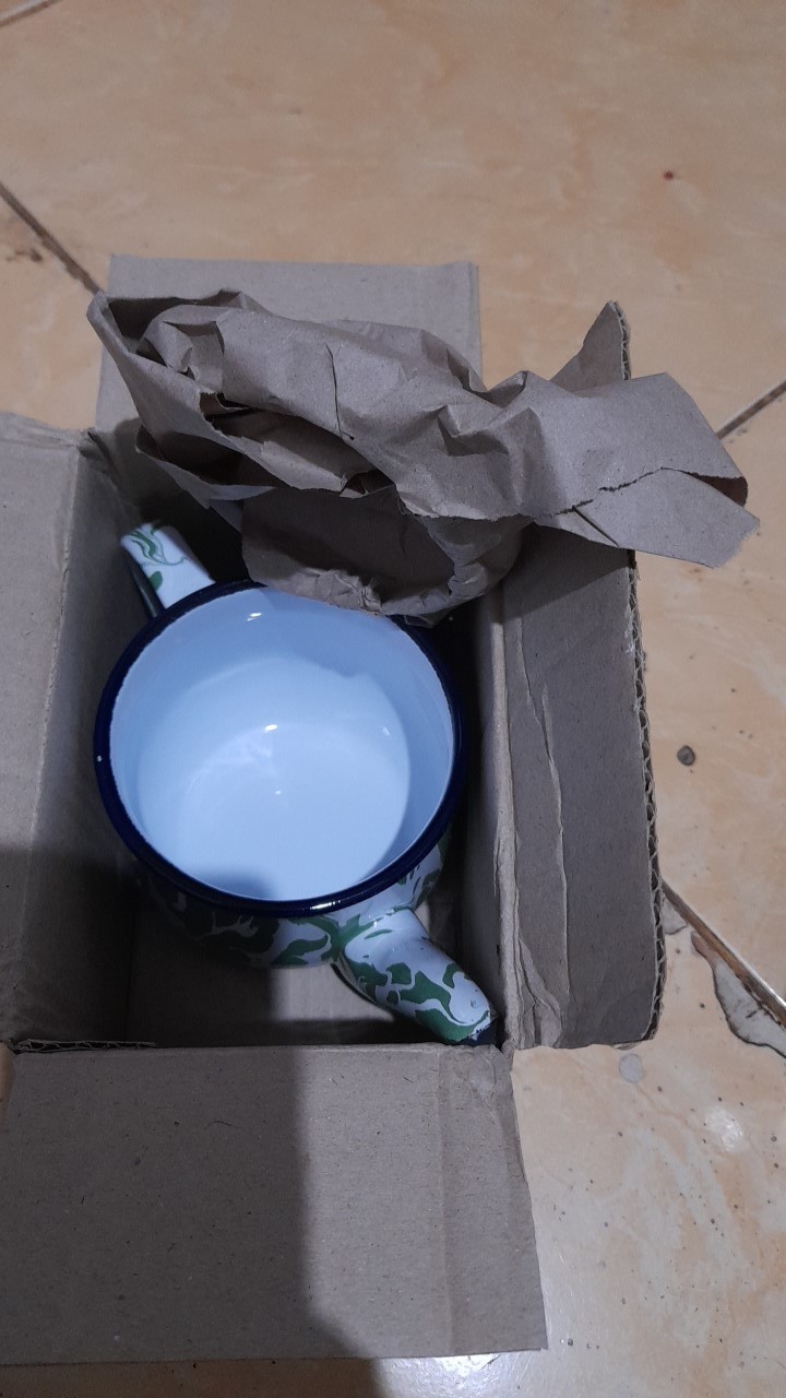 Teko Ceret Poci Jadul Army Vintage / Teko Unik Cebol - Food Grade