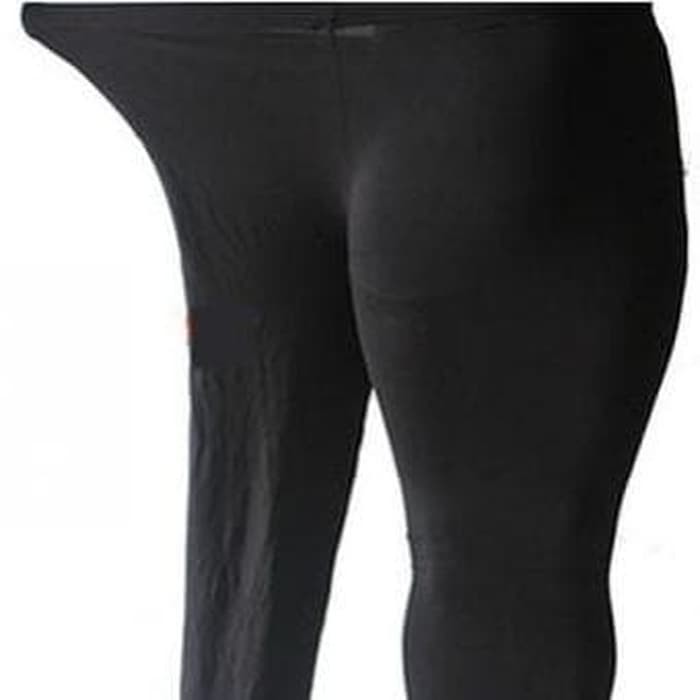 Legging Fleece Tebal Highwaist Premium Super Jumbo Polos Wanita BB 40 - 120kg