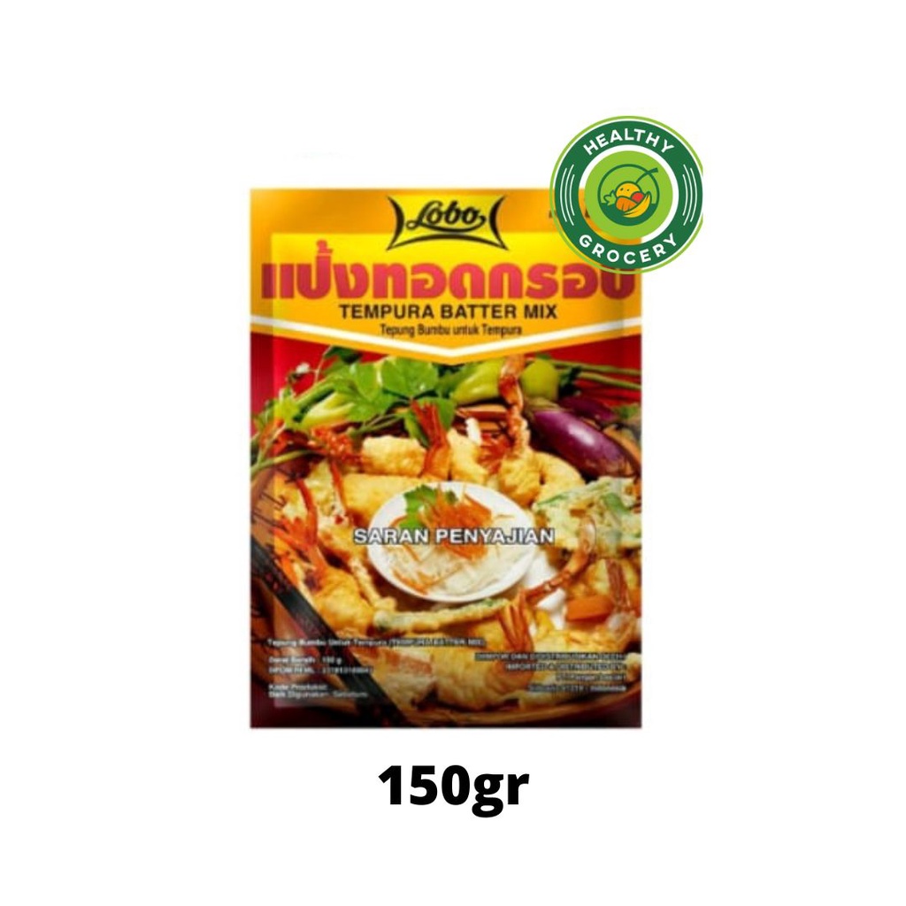 

Lobo Tempura Butter Mix Bumbu Tepung Tempura Masak Instan [150 g]