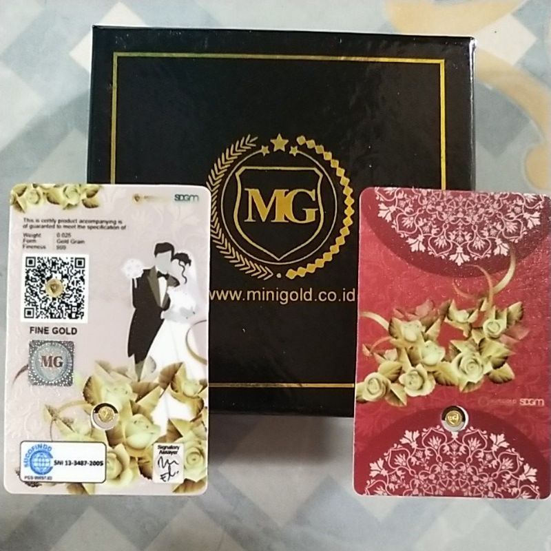 Mini Gold Gift Wedding Series 0,025 gram
