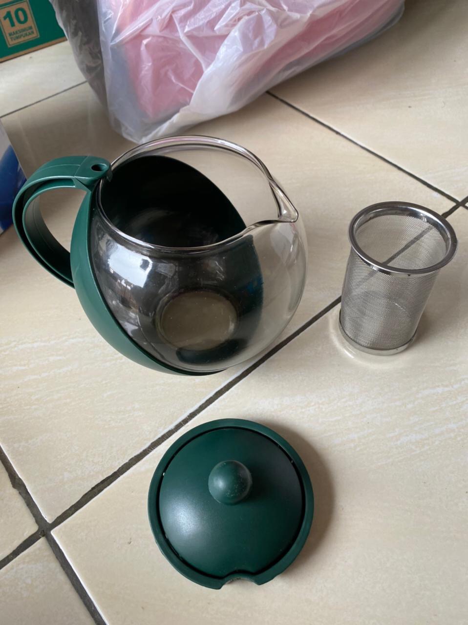 Teko Teh Saringan 1250 Ml Tea Pot Nagako Aurora