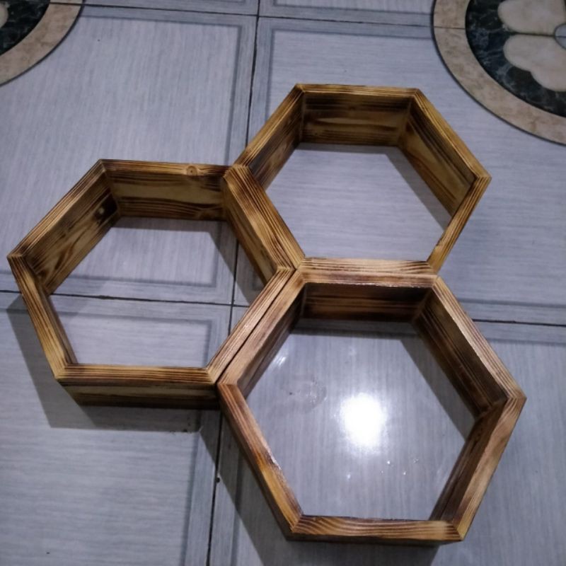 Rak Hexagonal Segi Enam Ukuran Besar