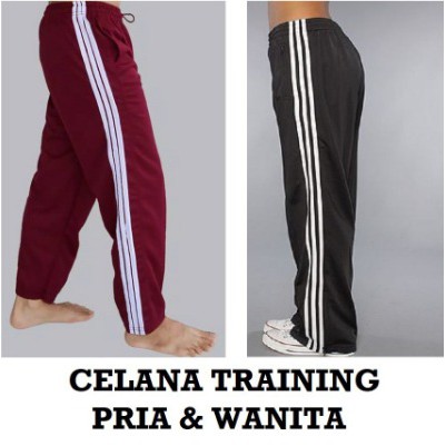 CELANA TRANING OLAHRGA/CELANA SENAM CELANA SANTAI CELANA PRIA DAN WANITA BAHAN KAOS HALUS STANDAR JUMBO BB 45-90LKG BISA COD