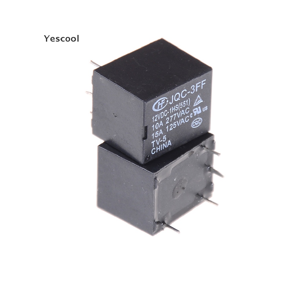 5pcs 12VDC SRD-S-112DM 15A 125VAC 4pin Coil Power Relay 0 0 0 0 0