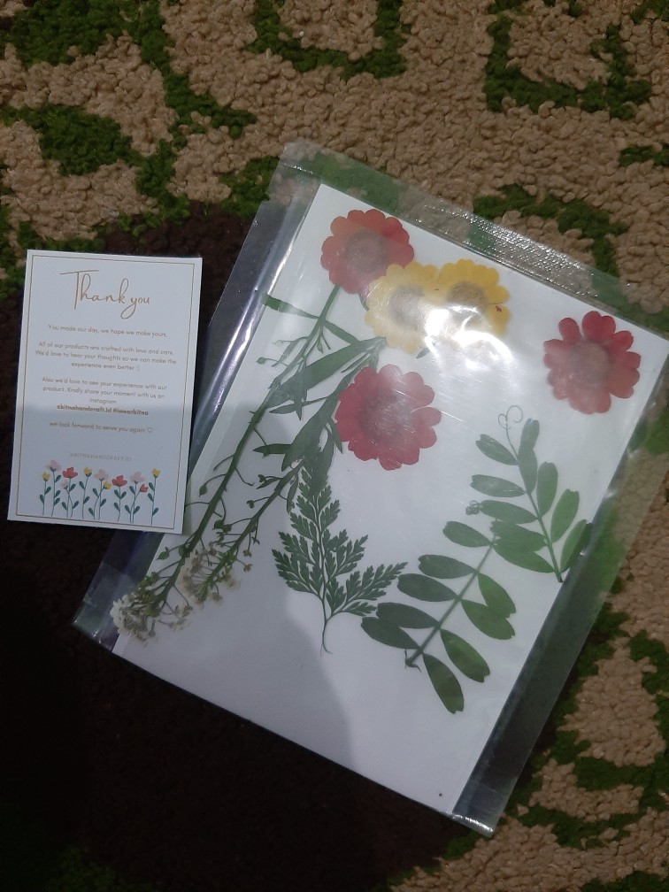 DRIED FLOWER PRESSED FLOWER BUNGA KERING HARGA PER 1 BIJI