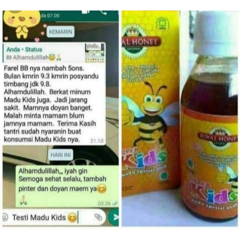 

Royal Honey kids/penambah nafsu makan anak