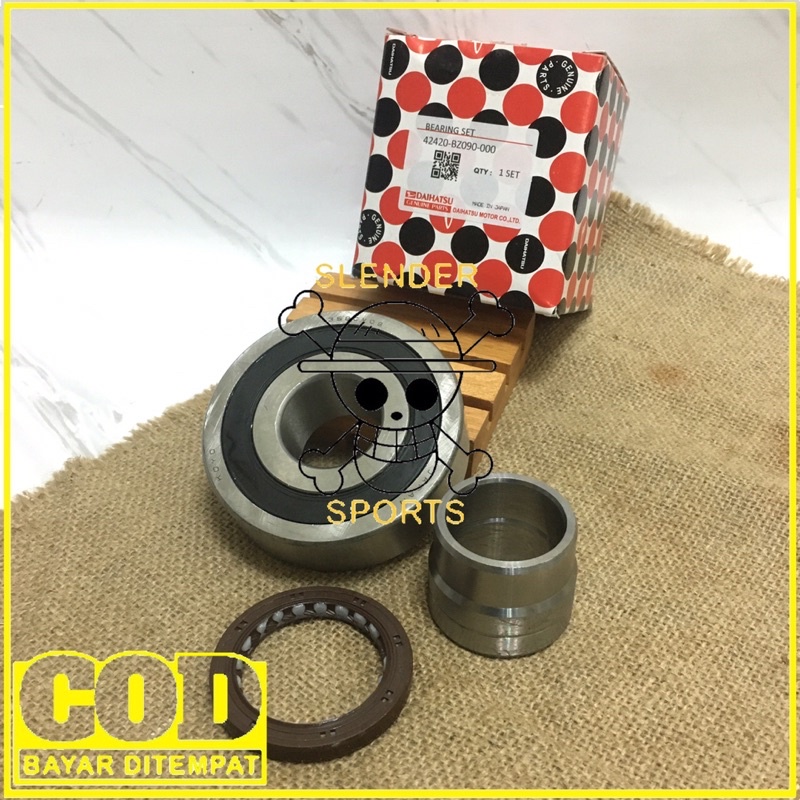 BEARING RODA BELAKANG GRAND MAX SET - LAHAR BELAKANG GRAN MAX LUXIO - BEARING GRANDMAX