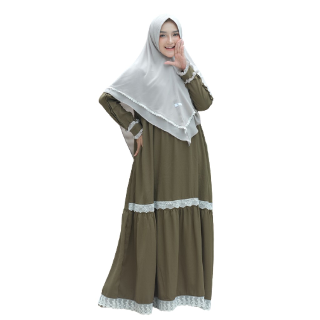 GAMIS  BRANDED SYAR'I | GAMIS 1SET  | GAMIS WANITA MUSLIMAH | GAMIIS MURAH KHANZA BY SIMPLICITY