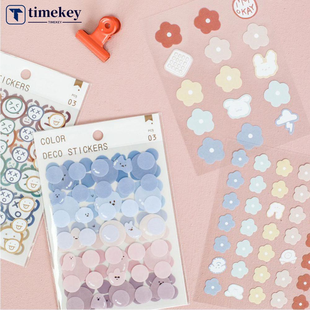 Timekey Stiker Morandi Seri Musim Panas Ukuran A5K9 Untuk Scrapbookjurnaldiary DIY