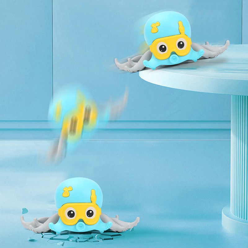 Mainan Bath Toy Move Sprayed Crawling Octopus Squid bisa jalan