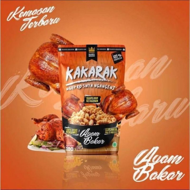 

Cemilan makaroni spiral AYAM BAKAR kakarak - Snacks_RARA