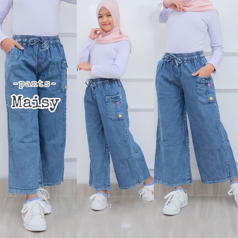 COD KULOT JEANS ANAK PEREMPUAN / CELANA KULOD ANAK 6-14 TAHUN