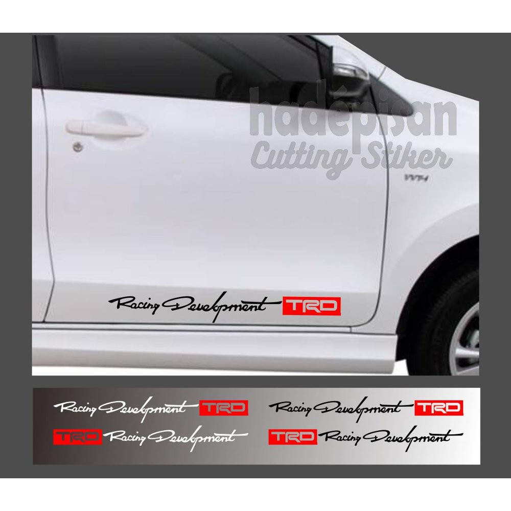 Stiker Mobil Body Samping Trd Sportivo List Belakang Sticker Variasi