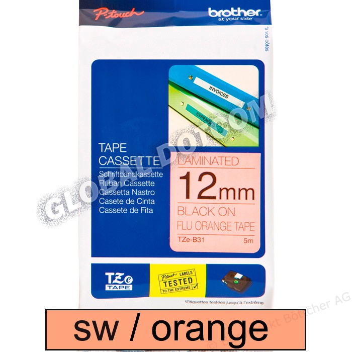 

ASLI IMPOR - TZe-B31 LABEL TAPE BROTHER