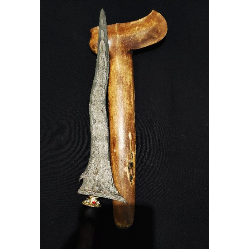 barang antik pusaka keris jangkung Luk 3 istimewa pamor melati ronce bukan nogo sosro naga sasra